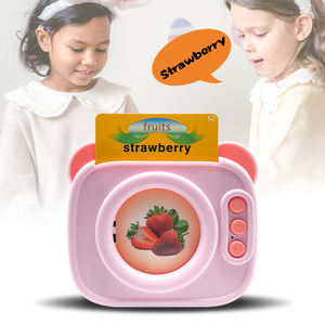 Personnalisable Enfants Flash Carte Jouet <span class=keywords><strong>Bilingue</strong></span> Parler ABS Matériel Mot Apprentissage Histoire Écoute Préscolaire <span class=keywords><strong>Montessori</strong></span> - Product Image 2