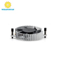 Ventilateur sans cadre DC WellSunFan, fournisseur vérifié d'usine de Shenzhen, en aluminium avec pales PBT, 5V 12V 24V, refroidisseur VGA 50x10mm, lot de deux
