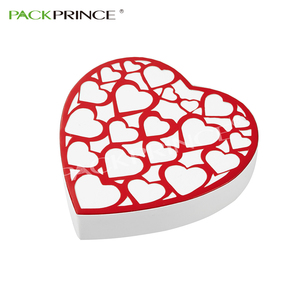Lujo Premium personalizado impreso Rosa de embalaje de regalo reciclar cartón de papel rojo en forma de corazón caja de <span class=keywords><strong>flores</strong></span> - Product Image 3