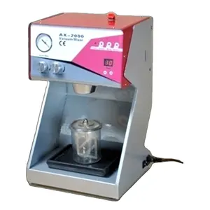 牙科实验室混合机内置真空泵2pcs混合烧杯真空混合器