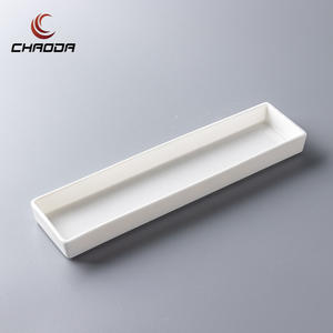 Platos Rectangulares de Porcelana de 10-18 Pulgadas, Plato Largo para <span class=keywords><strong>Sushi</strong></span>, Blanco Liso, Simple, con su Logotipo para <span class=keywords><strong>Tapas</strong></span> - Product Image 6