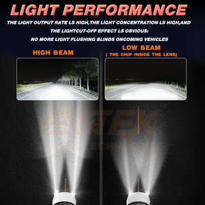 Faros LED N4 Pro 160W 16000LM, Luz Alta y Baja H7 H4 H11 9006 9005, Impermeables, 6000K, para Autos Universales - Product Image 6