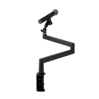 Support de bras de microphone professionnel, fabrication en usine, bras de micro réglable en alliage d'aluminium, rotation à 360 degrés, gestion des câbles, jeu, musique