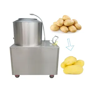 Ticari kullanım küçük Model patates zencefil havuç yıkama soyma makinesi