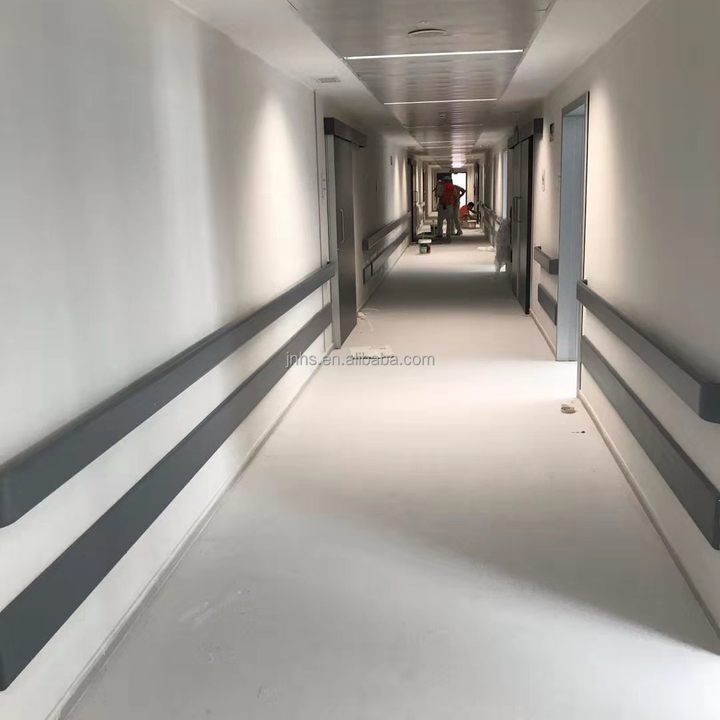 Hospital Handrail Aluminum & PVC Water Resistant Wall-mounted for ...