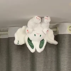 Di alta qualità carino grande pipistrello peluche peluche peluche peluche di coniglio bianco farcito bambola di bambù piccola mosca topolino giocattoli di peluche - Product Image 6