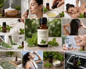 Olio Essenziale di Menta Piperita Naturale per Cura dei Capelli, Cura della Pelle, Aromaterapia, Cosmetica OEM ODM Etichetta Privata Fornitura all'Ingrosso - Product Image 2