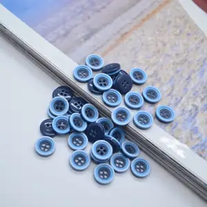 Wholesales Custom High Quality Clothing Accessories 4 Holes Sewing Resin Plastic Corozo Shirt Buttons For men's shirt buttons