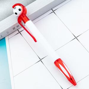 Werbe geschenk Geschenk Kunststoff Fußball Kugelschreiber <span class=keywords><strong>Promo</strong></span> Stift mit benutzer definierten Logo Druck - Product Image 3