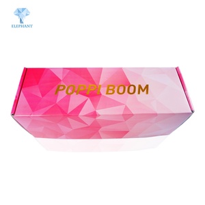 Red Gift Liquor Packaging Folding Mini Customize Single Bottle Wine <b>Box</b> - Product Image 5