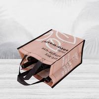 Sac fourre-tout réutilisable en PET recyclé écologique, avec poignée longue (30-50 cm), idéal pour la promotion publicitaire OEM/ODM