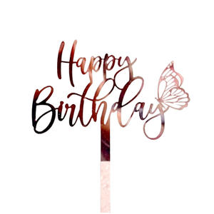 Insert de gâteau en acrylique papillon <span class=keywords><strong>Joyeux</strong></span> <span class=keywords><strong>anniversaire</strong></span> <span class=keywords><strong>Anniversaire</strong></span> <span class=keywords><strong>maman</strong></span> <span class=keywords><strong>Joyeux</strong></span> <span class=keywords><strong>anniversaire</strong></span> Fête des mères Décoration de gâteau - Product Image 5