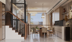 Rendu 3D de villa de style chinois vintage haut de gamme, diagramme <span class=keywords><strong>d</strong></span>'effet, conception de la <span class=keywords><strong>maison</strong></span> entière, application résidentielle et hôtelière culturelle - Product Image 4