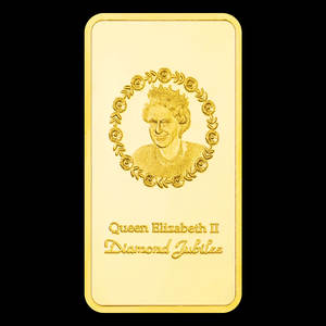 Barre d'or <span class=keywords><strong>Elizabeth</strong></span> II Reine du Royaume-Uni Cadeau de collection Souvenir plaqué or Bullion commémoratif - Product Image 6