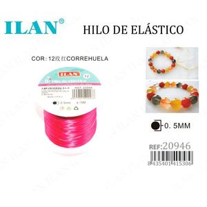 Filo Elastico 0,5 mm 15 m per Creazione di Gioielli e Perline - Product Image 1