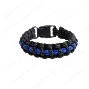 Customized Colorful Bracelet Rope Braided Outdoor Survival Bracelet
