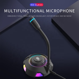 Giá Để Bàn Tại Nhà Giá Để Bàn 360 Cái Giá Đỡ Âm Thanh Di Động Có Dây <span class=keywords><strong>Usb</strong></span> RGB Studio Chơi Game Micro Điện Dung Thu Âm Cho Bài Hát Bằng Giọng Nói - Product Image 2