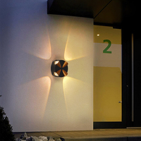 Applique murale LED moderne et élégante KAIFAN en aluminium pour extérieur, 3W, 4W, 5W, 6W, 8W, pour décoration de pièce