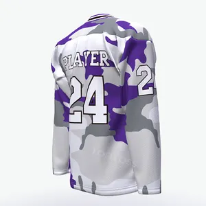 Sublimación Ropa deportiva Ropa de hockey sobre hielo Ropa Camisa Alta calidad Oem Diseño personalizado Jersey de hockey sobre hielo