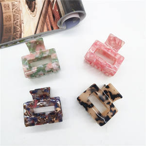 سلطعان الشعر من 5 أسيتات متعددة الألوان هندسي تورتوز للنساء - Product Image 1