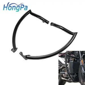 Motorcycle Black Front Guard Bar Bumper Protection Motorcycle Engine Guard Crash Bar For Harley Sportster S RH1250S 2021-2022