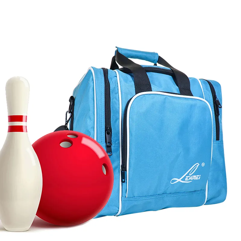 Borsa da Bowling da esterno impermeabile di grande capacità Deluxe borsa da Bowling con supporto a sfera imbottito