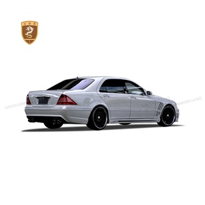 ชุดแต่งรอบคันสำหรับรถเบนซ์ <span class=keywords><strong>S</strong></span>-Class รุ่น Wide Style W220 วัสดุ FRP แบบ WD Style มีสินค้าในสต็อก - Product Image 5