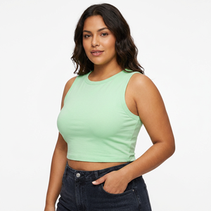 Womens Polyester Tank <b>Top</b> Lightweight Quick Dry Sports Singlet OEM Fitness Wear for Bulk Wholesale Buyers - Product Image 1