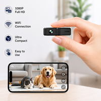 Mini caméra portable avec capteur CMOS, vision nocturne, détection de mouvement, 1080P pour la sécurité à domicile en intérieur