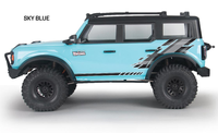 YIKONG YK4083 V3 1/8 4WD RC Rock Crawler Ford Bronco 80A ESC 25KG Servo Verrouillage de Différentiel à Distance pour Camion RC Tout-Terrain