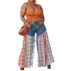 Nuevos Jeans Casuales de Mezclilla con Corte Recto y Pierna Ancha para Mujer, Moda - Product Image 1