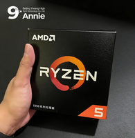 Baru untuk Seri R5 3600/3600X/3500X/3700X 6-Core 12-Thread 3.6 GHz 9NM 30MB L3 Cache 65W Socket AM4 CPU untuk Desktop