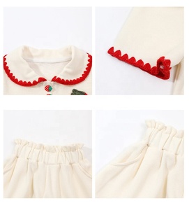 Set Pakaian Bayi Perempuan Musim Panas Kaos Anak Celana Pendek 2 Potong Setelan Stroberi Pakaian Kasual Olahraga Anak Pakaian Bayi 2-8 Tahun - Product Image 6