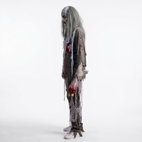 Costume de Médecin Zombie d'Halloween, Tenue d'Horreur Sanglante, Déguisement Unisexe Adulte pour Cosplay, Maison Hantée, Hommes et Femmes