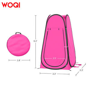 เต็นท์อาบน้ำพกพา Woqi ขนาด 3.3x3.3x6.2 ฟุต กันน้ำ สำหรับตั้งแคมป์กลางแจ้ง - Product Image 1