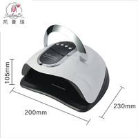 Lampe à ongles intelligente pour la maison, séchage rapide du vernis gel, appareil de photothérapie, 280W haute puissance, portable et rechargeable