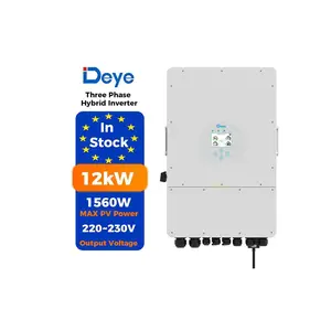 DEYE 12KW 3 PHASE inverex solar inverter Controller Solar Hybrid Inverters Dust Filter Solar Inverter ac soft starter for motor