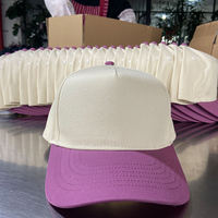 Gorra de Béisbol de Lujo de 5 Paneles, Negra, de Algodón, Estructurada, Gorras Deportivas Lisas con Logotipo Bordado Personalizado para Hombre