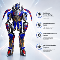 Costume de robot Optimus Prime réaliste, taille réelle, armure Transformers pour adulte, pour spectacle sur scène, événement, spectacle