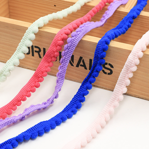 20 Yards Changing Tiny <strong>Pom</strong> <strong>Pom</strong> <strong>Trim</strong> (<strong>pom</strong> Size 5mm), Mini <strong>Pom</strong> <strong>Pom</strong> <strong>Trim</strong>, Pompom <strong>Trim</strong> - Product Image 1