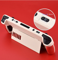 Laudtec tout compris 360 degrés poignée en peau de vache respectueuse de la peau étui de protection pour Steam Deck Yxj01 Machine Palm jeu accessoires