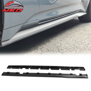 Convient pour Ford Mustang 2015-2023, jupes latérales style Dark Horse, noir texturé - Product Image 1