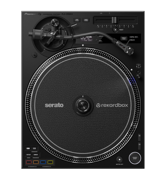 Pioneer DJ PLX-CRSS12 Turntable & DVS Tonearm-less Simulated Torque Adjustment Turntable