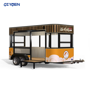 <span class=keywords><strong>Conlin</strong></span> nhượng Bộ tủ lạnh cho sử dụng ngoài trời xe tải di động nhanh ngựa Float giỏ hàng đường phố điều chỉnh thực phẩm Trailer cho Pizza CE được phê duyệt - Product Image 5