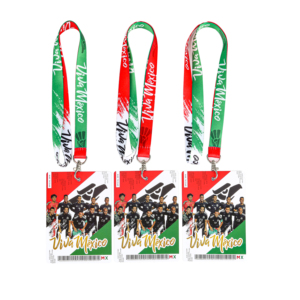 Porte-badge à trois emplacements pour cartes d'identité, chargement par le haut, avec clip métallique, noir, pour lanière de 3/4 pouce - Product Image 2