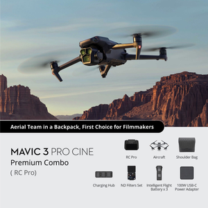 Drone commercial professionnel pour <span class=keywords><strong>Mavic</strong></span> <span class=keywords><strong>3</strong></span> Pro Fly More Combo avec double caméra 4K GPS/Beidou, transmission 15 km, conception pliable - Product Image 5