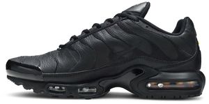 <span class=keywords><strong>Chaussures</strong></span> de course unisexes For for Plus <span class=keywords><strong>TN</strong></span> Triple Black en cuir véritable avec empeigne en mesh, semelle extérieure en caoutchouc et semelle intermédiaire en EVA – Collection Automne - Product Image 1