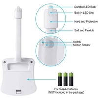 Vente - Capteur de mouvement PIR - 8 couleurs changeantes - Lampe LED pour WC - Pour la maison