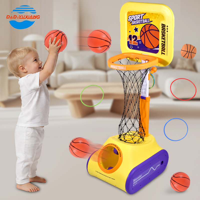 Basketball Shooting Machine Shot Trainer and Automatic Rebounde Indoor and Outdoor Toys for Kids