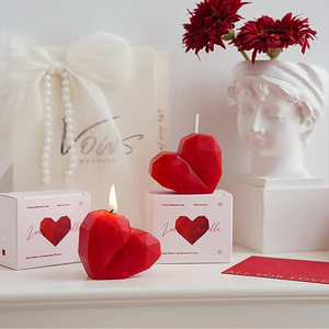 Candele Profumate in Cera di Soia a Forma di Cuore, Tendenza <span class=keywords><strong>2026</strong></span>, Romantiche Fatte a Mano per Regalo di San Valentino per Coppie e Donne - Product Image 2